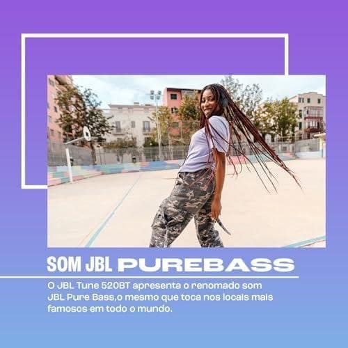 JBL, Fone de Ouvido On ear, Tune 520BT - Preto JBL, Fone de Ouvido On ear, Tune 520BT - Preto